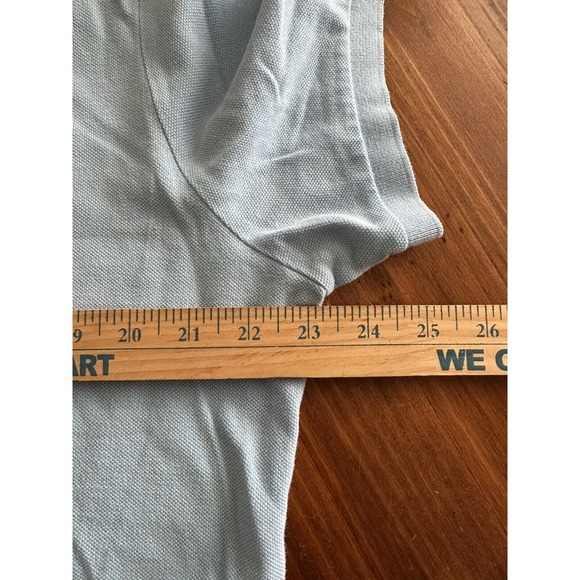 Ralph Lauren Polo Golf Shirt Custom Fit Mens XL Blue w/Yellow Pony Short Sleeve - Picture 7 of 11